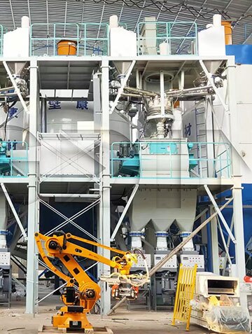 High Quality Fully automatic dry mortar mixing plant