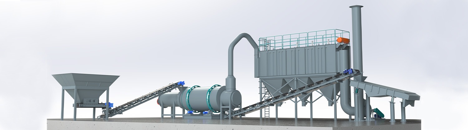 Three-pass dryer