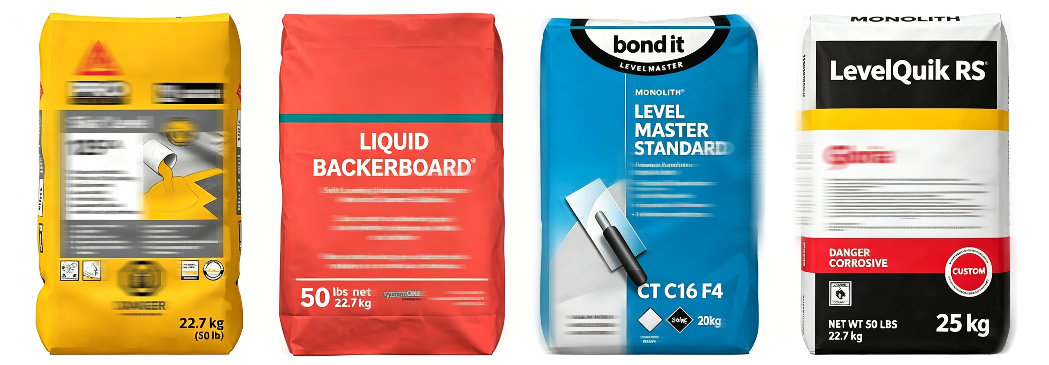 Different Self-Leveling Mortar Products