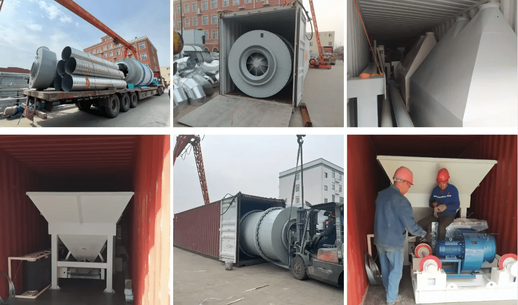 Dry powder mortar production line shipment