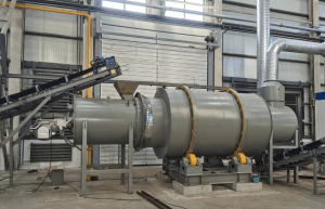 Silica sand dryer