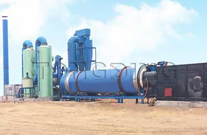 Single cylinder dryer