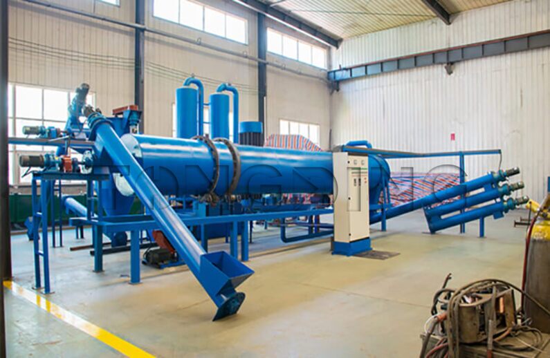 Single cylinder dryer