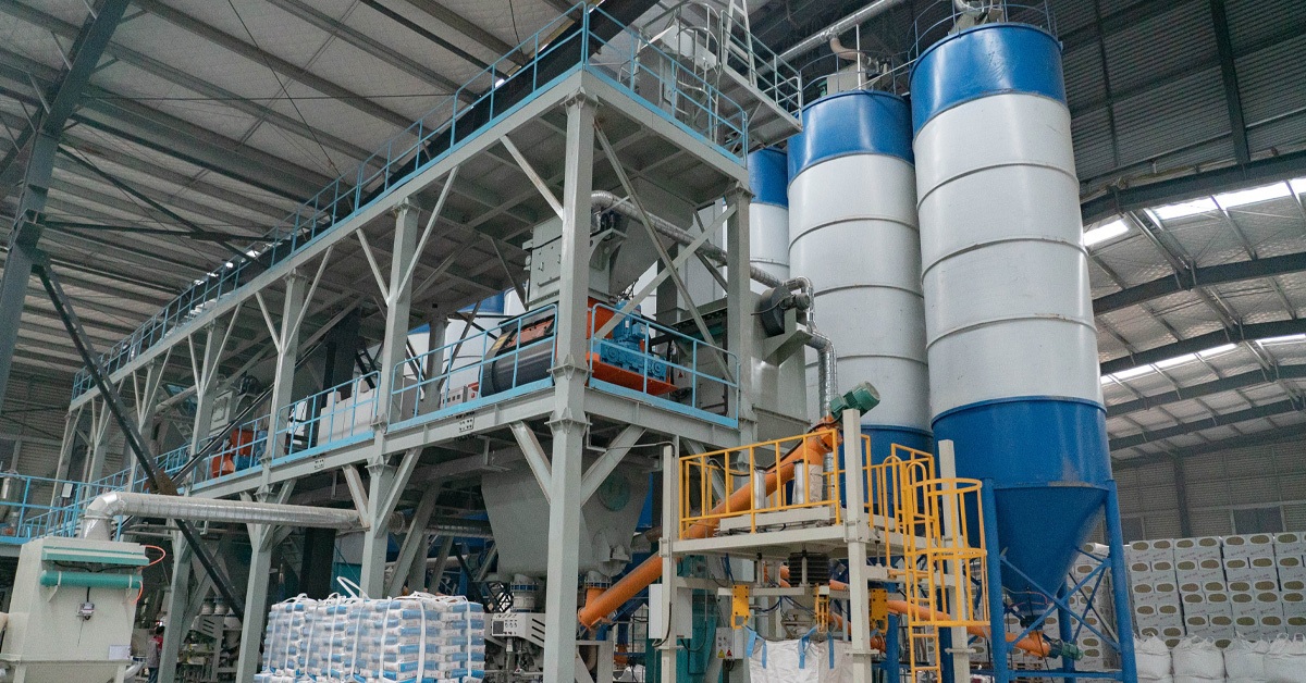 Dry powder mortar production line supplier