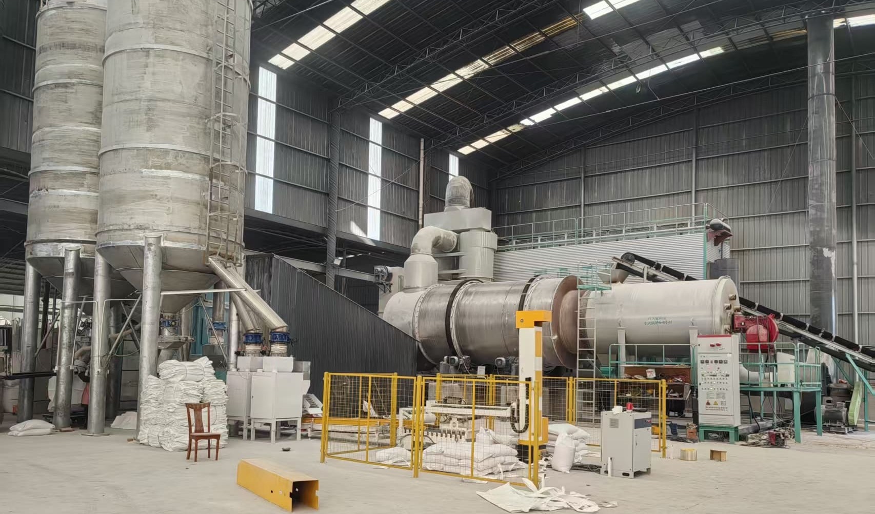 automatic bag palletizer for dry mortar