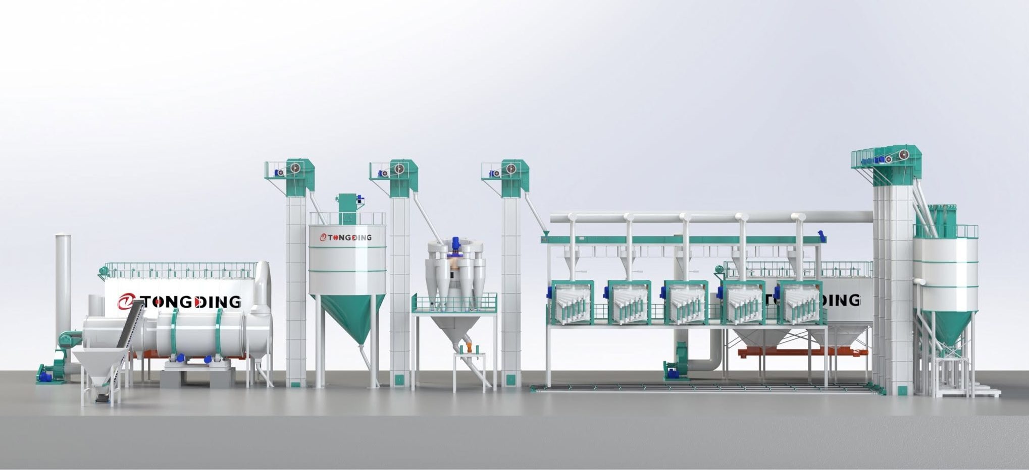 tile glue production line