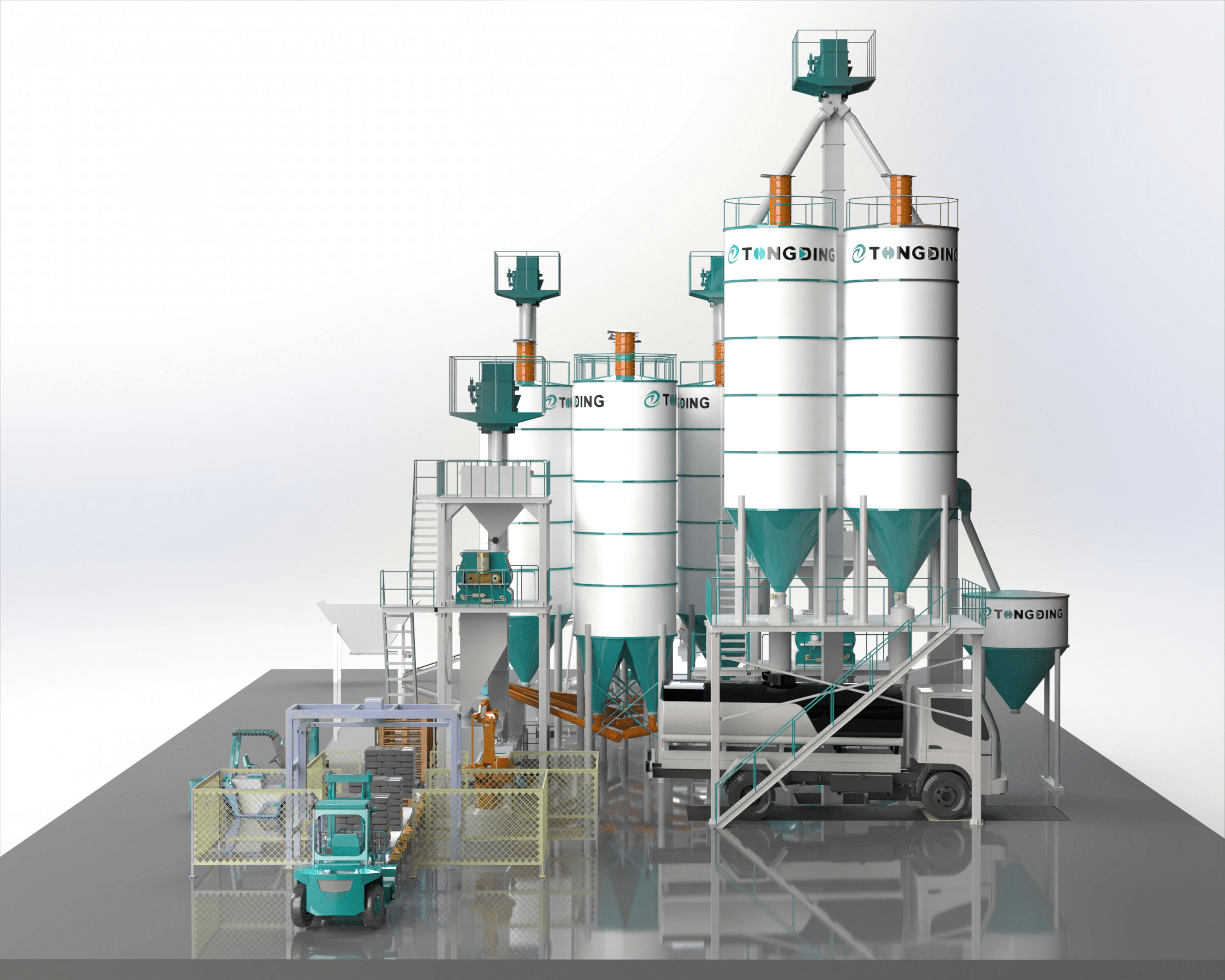 dry mortar production line