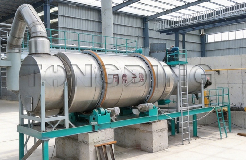 Quartz sand dryer