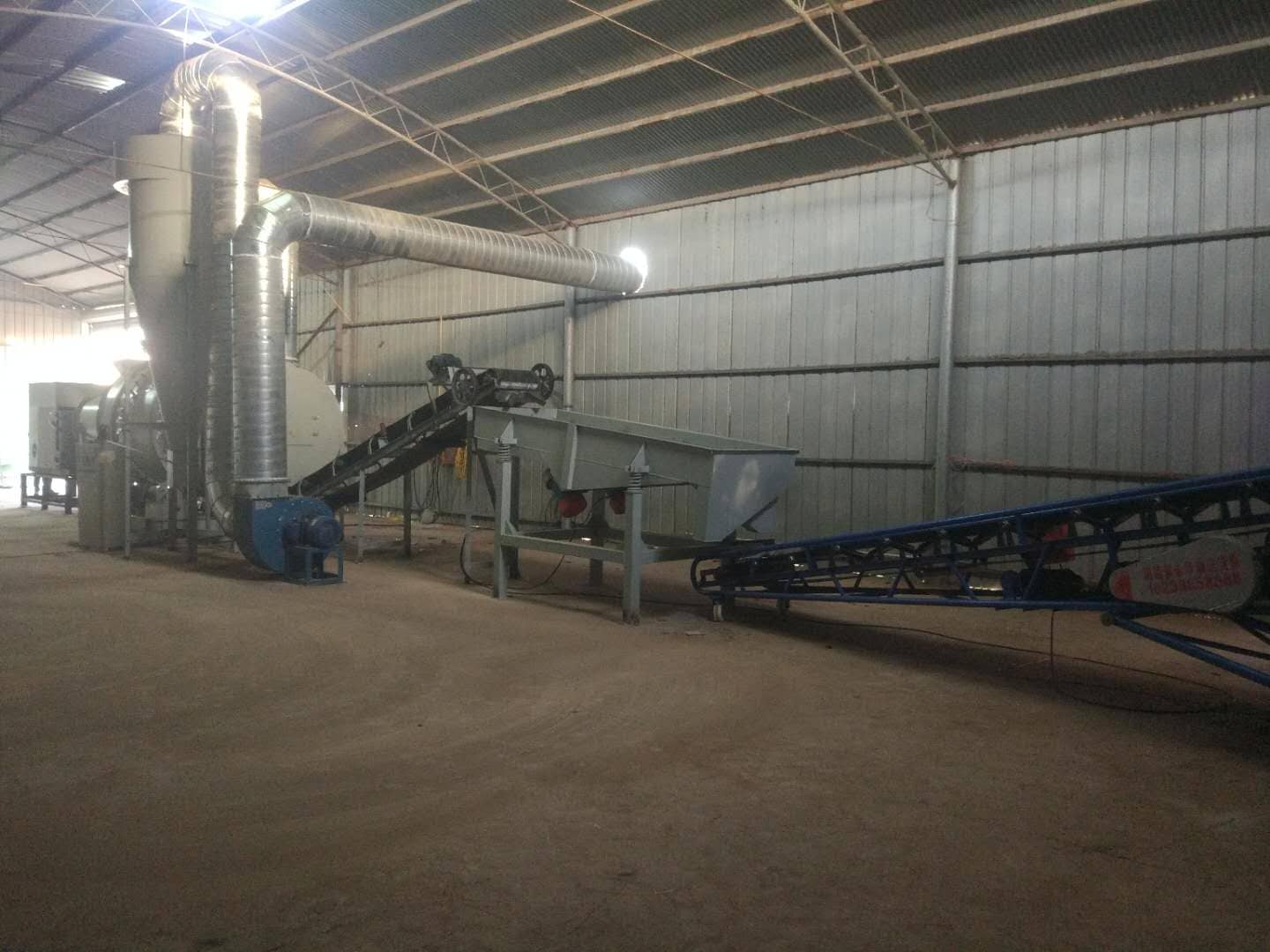 Cyclone，Induced draft fan， Conveyor belt， Vibrating screen ， Conveyor belt
