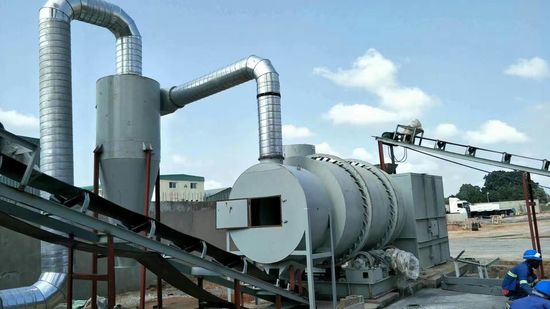 sand drying system
