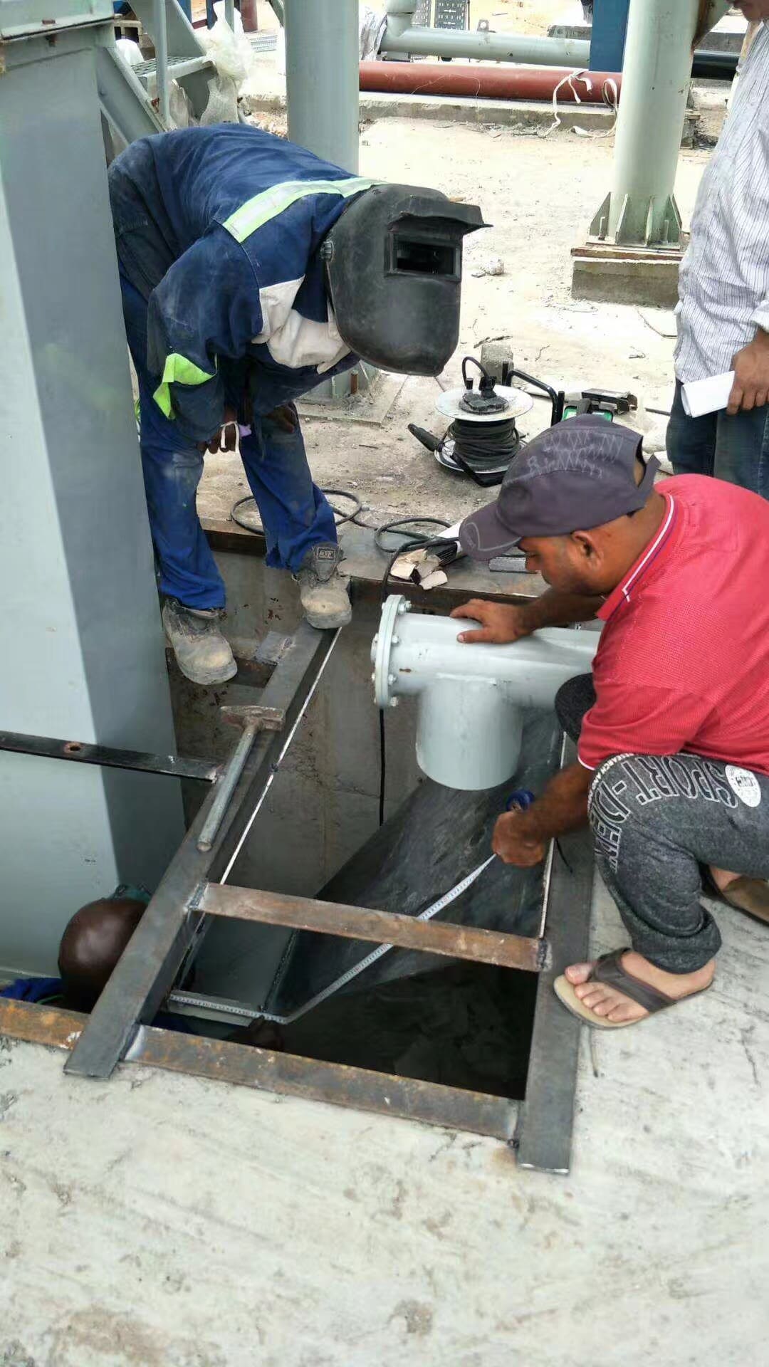 Spiral and bucket elevator underground feed inlet