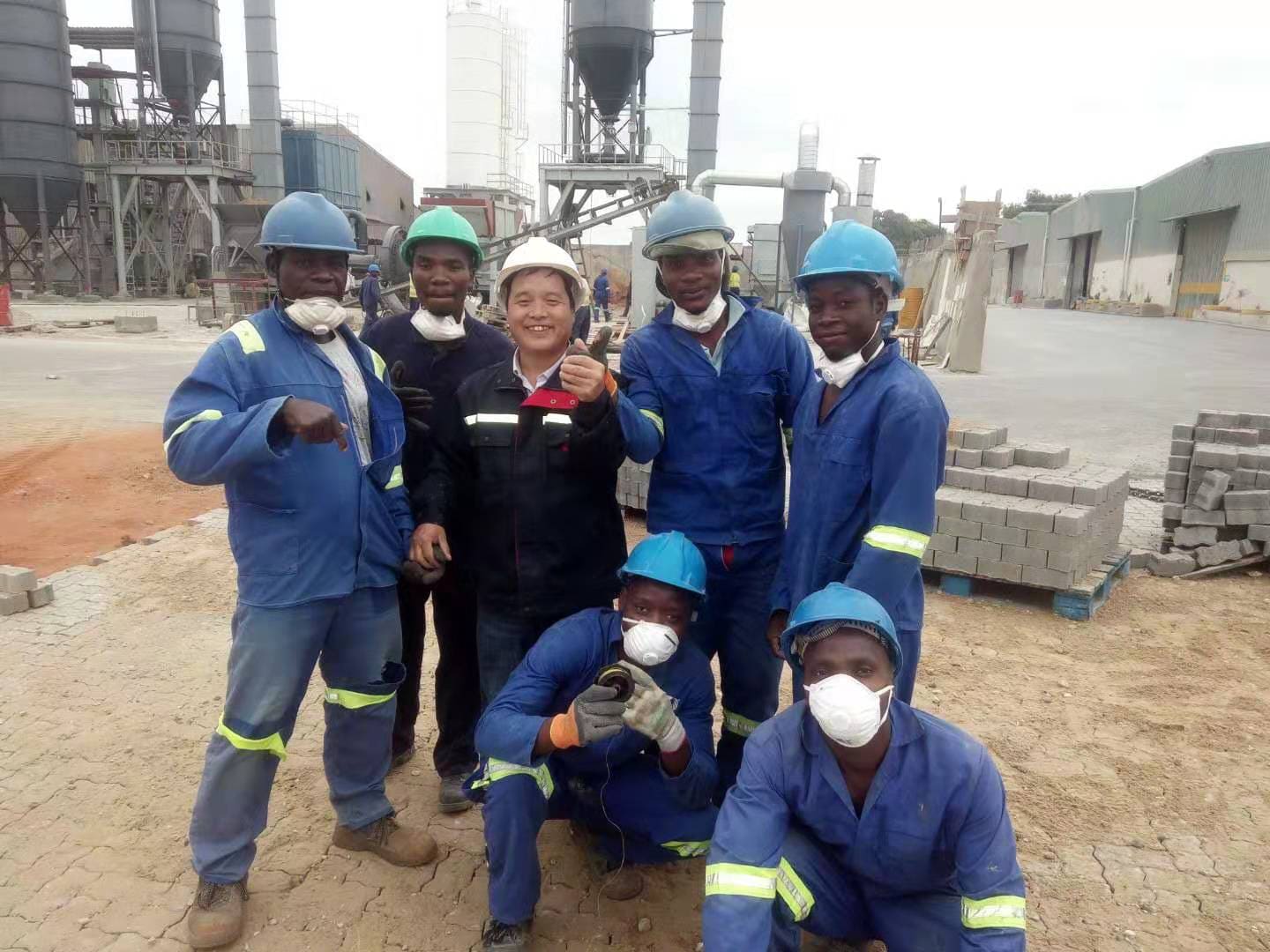 Group photo from the installation training session