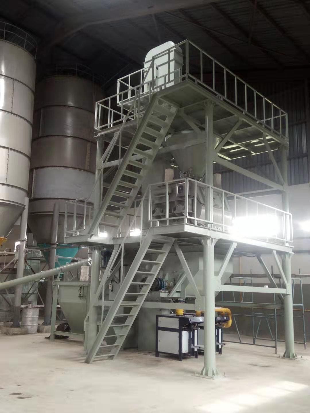 Dry mortar production line 